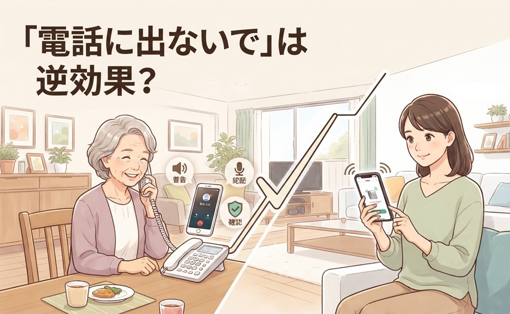 「電話に出ないで」は逆効果？遠距離介護の親を守る固定電話対策と3つの防犯ルール