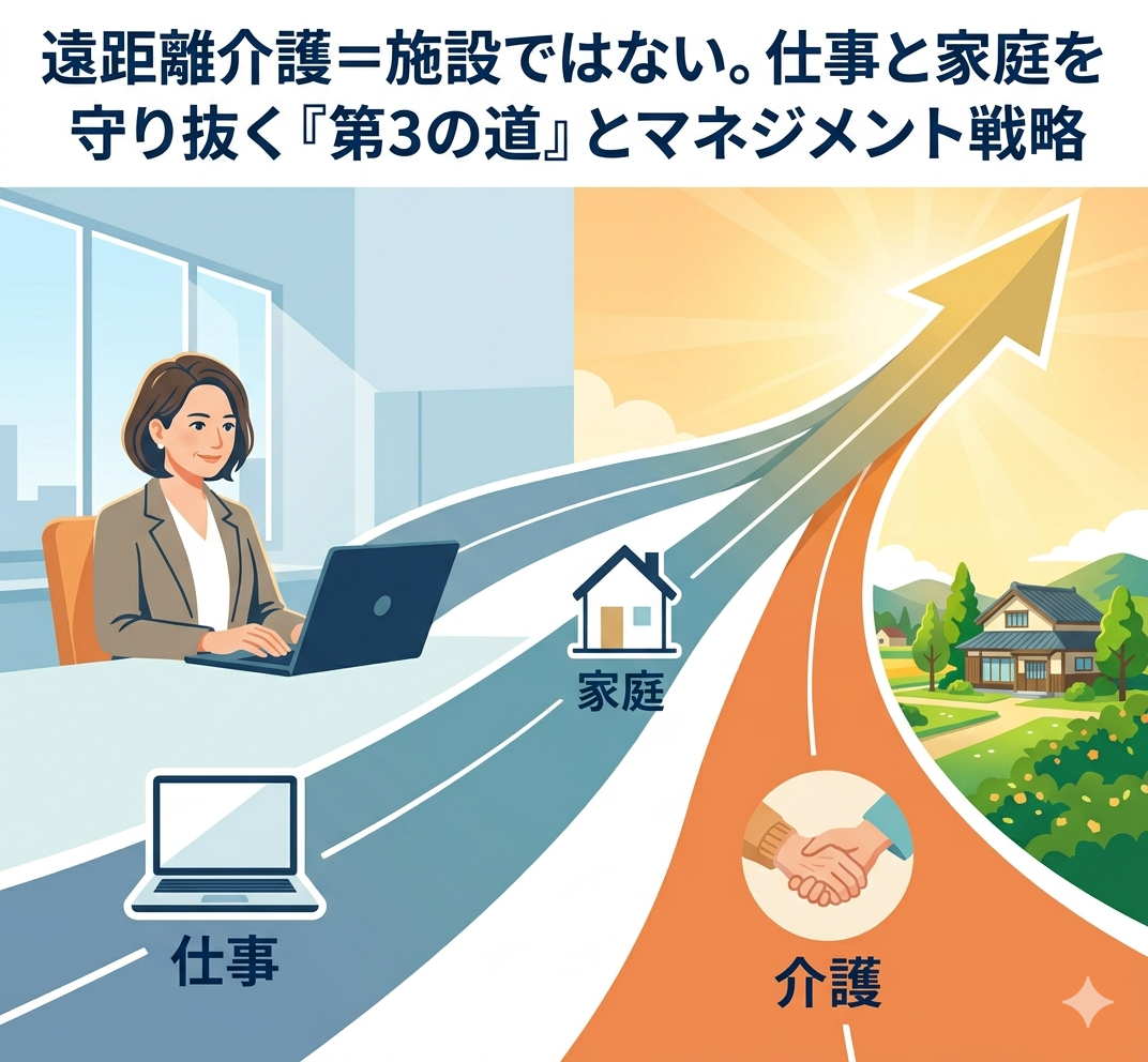 遠距離介護＝施設ではない。仕事と家庭を守り抜く「第3の道」とマネジメント戦略