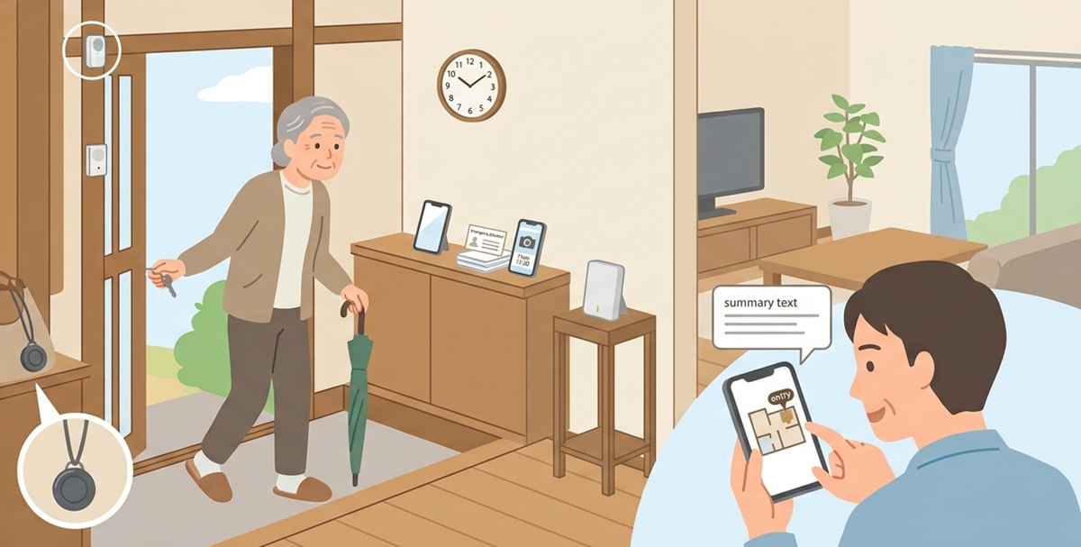 認知症のひとり歩きを防ぐGPSやセンサーを使った見守り対策