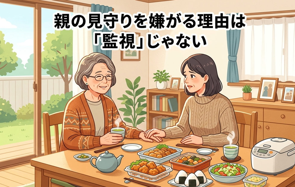 親の見守りを嫌がる理由は「監視」じゃない｜拒絶されなくなった切り出し方を実体験で解説