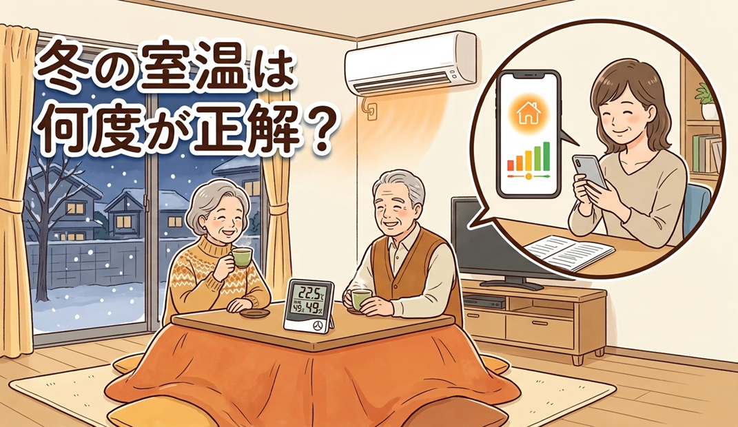 冬の室温は何度が正解？遠距離介護で親の健康を守る室温管理と見守り術